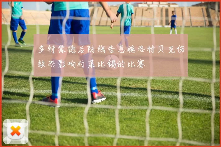 多特蒙德后防线告急施洛特贝克伤缺恐影响对莱比锡的比赛